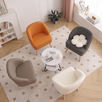 单人沙发小户型客厅2023新款卧室休闲沙发休息区接待简约懒人椅子
