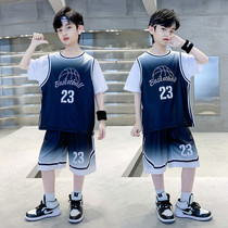 儿童篮球服夏季速干短袖23号詹姆斯球衣男童中大童运动透气套装夏