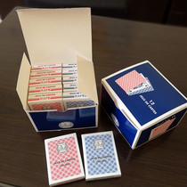 定做外贸出口扑克带展示盒塑料盒欧美广告扑克订制趣味收藏扑克牌