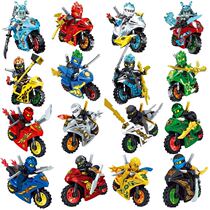 幻影忍者人仔摩托车神龙适用于乐高拼装积木益智力男孩儿童玩具