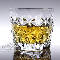 捷克设计师设计出口冰晶威士忌杯洋酒杯鸡尾烈酒玻璃杯酒吧Zakka