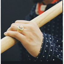 SBC 铆钉戒指 渡鸦银饰合作版 原创设计 美式牛仔裤铆钉手工戒指