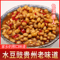 贵州特产原味 老坛水豆豉 凉拌调料豆鼓 风味豆食拌大葱 泡菜610g