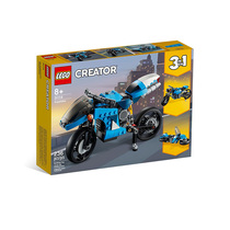 乐高积木玩具LEGO创意三合一31114超级摩托车益智拼插模型儿童