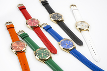 GRAF原创品牌「限量发售」DATEJUST日历型镀金蓝宝石表盘真皮腕表