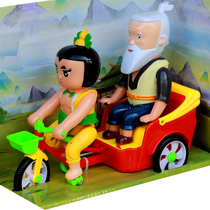 熊大熊二光头强电动三轮车玩具灯光音乐儿童益智玩具葫芦娃脚踏板