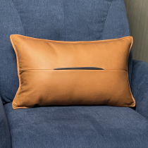 新款科技布抱枕沙发客厅靠枕靠垫橙色抱枕套不含芯轻奢靠垫套枕头