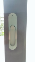 铝合金移门锁推拉门锁老式卫生间阳台门吊趟门锁厨房厕所隐形钩锁