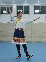 藏族舞蹈练习服装演出服男款少数民族组合服艺考定做民大北舞新款