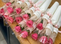 三八妇女节团购长沙同城鲜花速递单枝只玫瑰向日葵康乃馨小花束