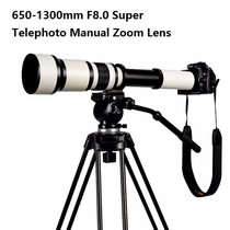 650-1300mm超长焦变焦望远天文单反手动镜头探月拍鸟摄影风景国产