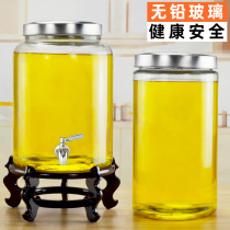 装油罐 厨房 家用玻璃油壶大容量花生食用油桶存油瓶油缸储油罐壶