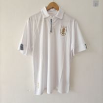 2425乌拉圭纪念版白色球衣国家队单件短袖上衣球迷版足球服训练服