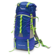 乐飞思50L-60L登山包旅行大容量省力背负男女双肩户外背包送雨罩