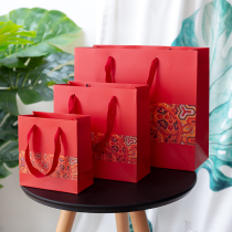 新年中国风礼品袋节日包装礼物袋高端手提袋喜糖盒伴手礼物纸袋子
