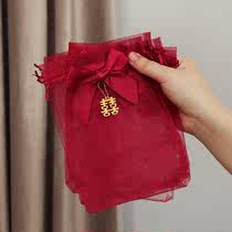 喜糖袋结婚专用袋子盒子纱袋喜袋包装礼袋糖果礼盒装婚礼用品大全