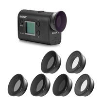 适用索尼AS50 AS100 AS200 X1000V运动相机镜头盖UV/CPL滤镜配件