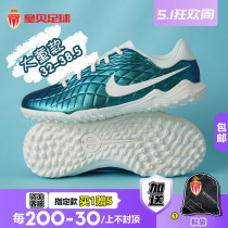 皇贝足球正品Nike耐克传奇10中端TF碎钉人草儿童足球鞋FN5927-300