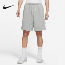 Nike耐克男子针织短裤夏新款休闲运动裤灰色宽松五分裤DQ5713-063
