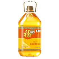 中粮福临门食用油花生原香型食用调和油转基因5L【qyg】