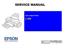 爱普生 EPSON L1300 1300墨仓式喷墨打印机 英文维修手册