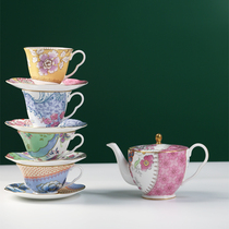 现货英国正品Wedgwood花间舞蝶下午茶骨瓷茶具咖啡茶杯碟茶壶套装