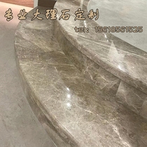 上海天然云多拉灰大理石门槛挡水条飘窗门套线条楼梯踏步背景墙面