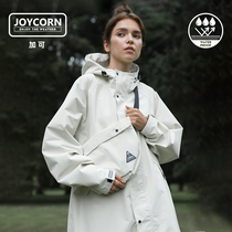 Joycorn加可风衣外套女雨披2023新款春夏中长款韩系风格穿搭薄款
