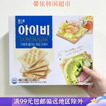 韩国进口食品海太IVY饼干原味苏打饼干早餐儿童休闲零食270g