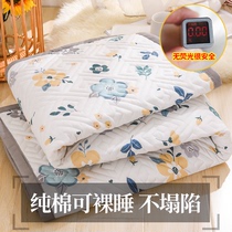全棉小碎花床垫夏季薄款软垫防滑家用单双人铺床的褥子榻榻米垫子