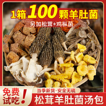 云南特产七彩菌汤包新货菌菇汤料包羊肚菌炖鸡煲汤松茸干货食材