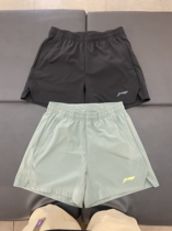 李宁男子运动短裤2024年夏季新款跑步系列宽松透气三分裤AKSU671