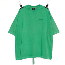 权志龙GD同款绿色pmo超宽松版型男女夏季新款五分袖T恤潮牌短袖