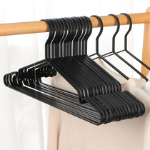 黑色铁衣柜用家用挂衣架无痕防滑加粗加厚烘干机专用北欧风衣撑子