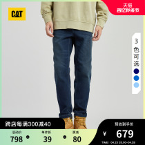 CAT卡特24春新品男士logo设计收脚修身版型户外休闲经典牛仔裤