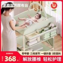 优乐博尿布台婴儿护理台新生儿洗澡台宝宝多功能按摩抚触换尿布台