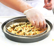 硬膜金牌披萨圈三件套烘焙模具商用韩式铝合金卷边芝心工具披萨盘