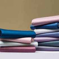 60s纯棉长绒棉被套单件1.5x2.15单人加长纯色被罩单品150x215蓝色