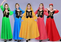 新款舞蹈服民族舞蹈服少数民族舞蹈服演出<em>舞台服装女</em>新疆舞蹈服