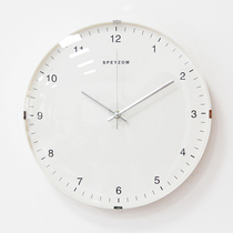 日式静音新品北欧轻奢挂钟家用创意简约现代时钟大号客厅圆形钟表