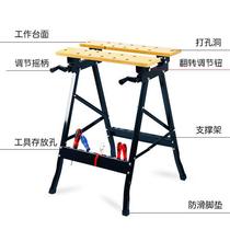 多功能折叠倒装木工工作台木工桌子台锯便携式木工锯台装修工具