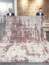 莱龙240x310cm手工羊毛地毯土耳其进口现代客厅轻奢美式卧室床边