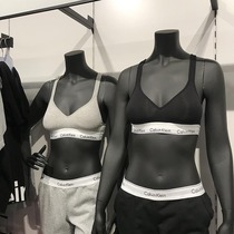 Calvin Klein CK/莫代尔棉文胸运动背心无钢圈带胸垫防震聚拢内衣