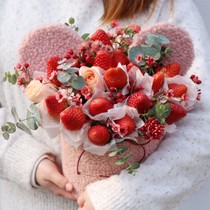 草莓车厘子水果花束礼盒上海南京杭州北京全国同城配送创意生日礼