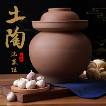 四川泡菜坛子土陶家用无釉陶瓷老式传统酸菜淹制腌菜缸咸菜泥瓦罐