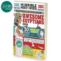 Horrible Histories Awesome Egyptians可怕的历史 埃及人 英文原版进口图书 儿童历史读物人文百科 又日新