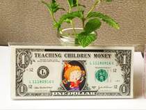 宝宝过家游戏玩具美元儿童外国钱币  道具纸币仿真奖励代币课程表