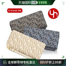 日本直邮COACH 钱包FCF521 CF521 字母长拉链钱包带肩带女装
