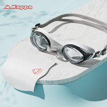 kappa卡帕泳镜防水防雾高清近视度数潜水装备男女专业游泳镜套装