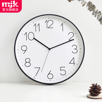 MJK挂钟静音客厅卧室简约现代家用北欧时钟挂墙钟表时尚个性创意